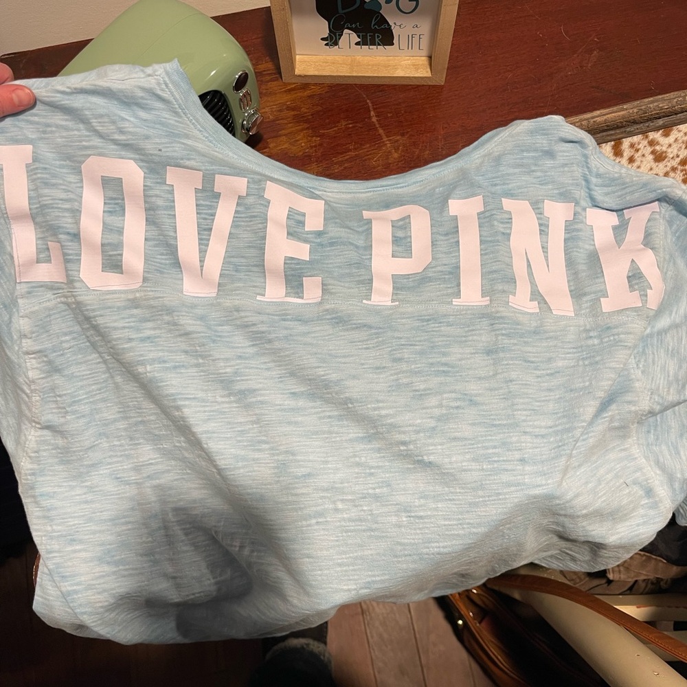 Pink quarter sleeved shirt